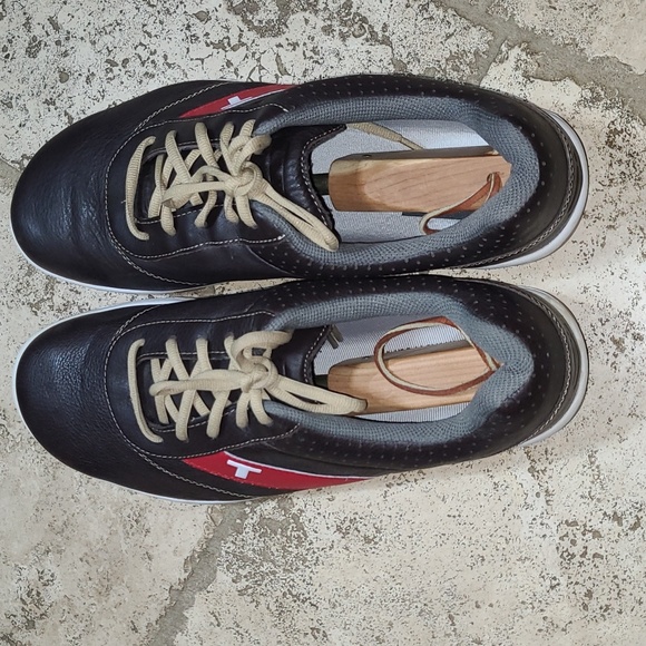 True Linkswear Brown Leather Comfort Golf Shoes Men's Size 12 - Picture 4 of 10